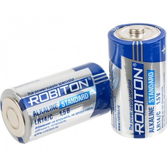 Элемент питания ROBITON STANDARD LR14 BULK125, в упаковке 125 шт